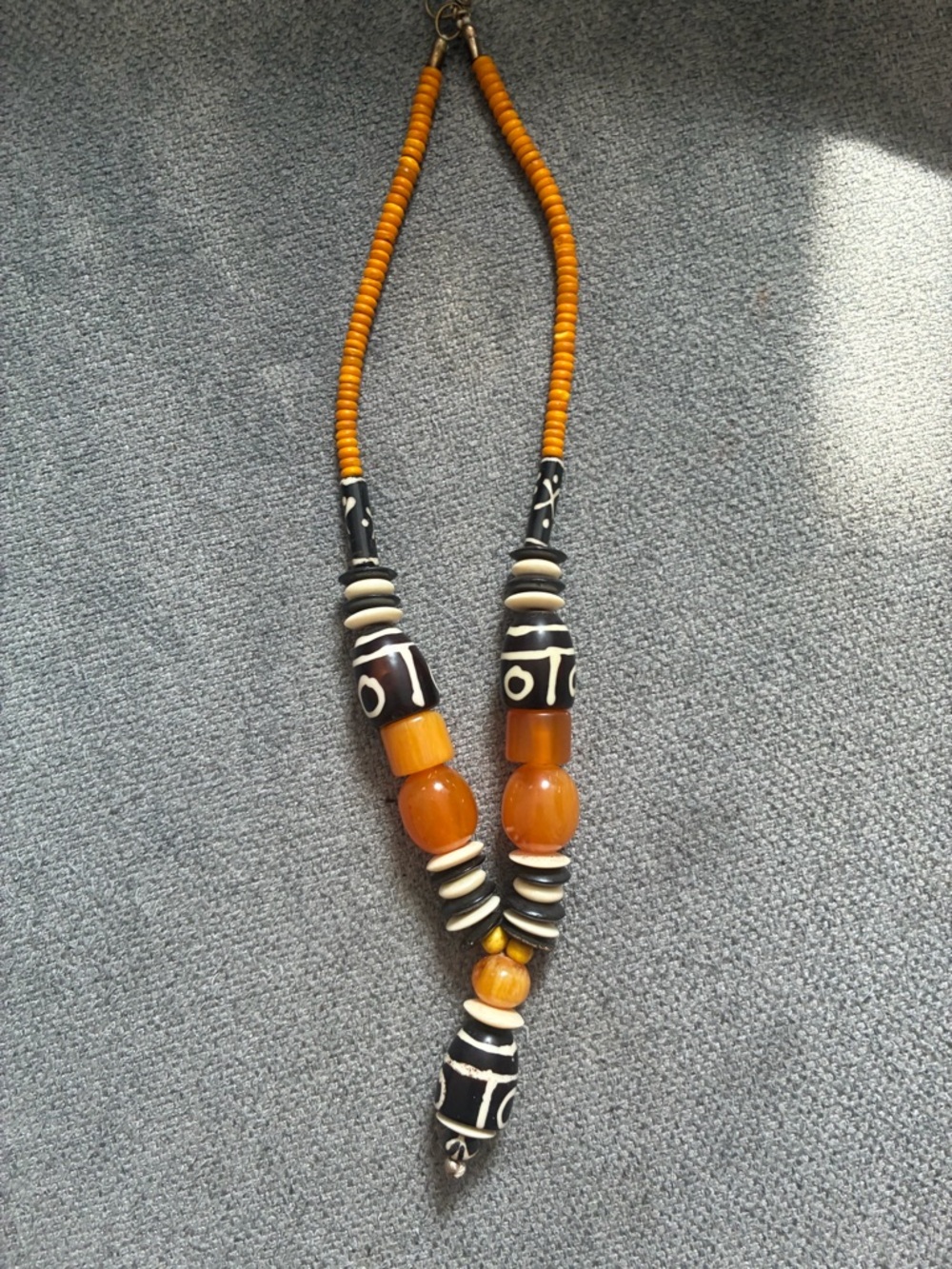 Artisan Amber Beaded Women’s Necklace